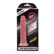 7" Dual-Layered Silicone Nature Cock Flesh műpénisz, dildó