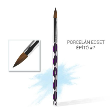 #7-es porcelán ecset (műanyag) műkörmös ecset
