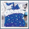  7 részes PLÜSS ágyneműgarnitúra, hullócsillag mintás, sötétkék HCS-S