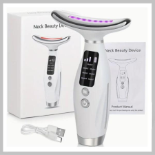  7 színű nagyfrekvenciás hordozható arcmasszírozó – USB tölthető, otthoni spa eszköz – QN430993 bőrápoló eszköz