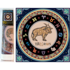  7D gyémánfestés Zodiákus jel: Bika 30x30cm kreatív és készségfejlesztő
