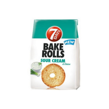 7DAYS Bake Rolls hagymás tejfölös - 80g előétel és snack