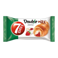 7DAYS Double Croissant vanília-eper ízű 80 g csokoládé és édesség