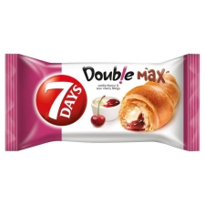 7DAYS DOUBLE MAX CROISSANT VANÍLIÁS MEGGYES 80G csokoládé és édesség