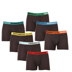  7PACK Férfi boxeralsó Gianvaglia fekete (GVG-5068) XXL