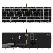 836623-211 gyári új, magyar fekete-szürke háttérvilágításos laptop billentyűzet laptop alkatrész