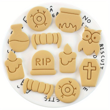  8 darabos Halloween szörny süti kiszúró készlet sütéshez és dekoráláshoz sütés és főzés