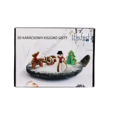  8 részes karácsonyi 3 D kiszúró forma szett konyhai eszköz