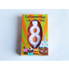  8 szülinapi számos gyertya