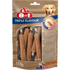 8in1 8 In 1 Triple Flavour Ribs Jutalomfalat 113 g (VAT013146) jutalomfalat kutyáknak