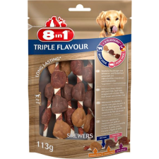 8in1 8 In 1 Triple Flavour Skewers Jutalomfalat 113 g (VAT013144) jutalomfalat kutyáknak