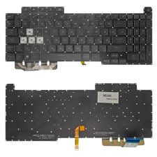  90NR05A1-R31HU0 gyári új magyar háttérvilágításos laptop billentyűzet, keret nélkül laptop alkatrész