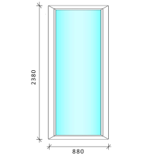  90x240 Fix műanyag ablak nyílászáró