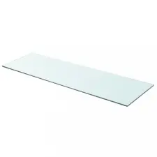  90x30 cm átlátszó panel üvegpolc bútor