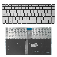  924116-001 gyári új angol (US) háttérvilágításos ezüst laptopt billentyűzet, keret nélkül laptop alkatrész