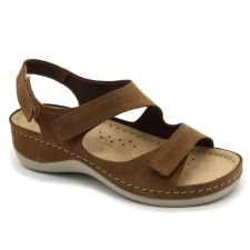  937 LEON Comfort női bőr szandál gyógypapucs