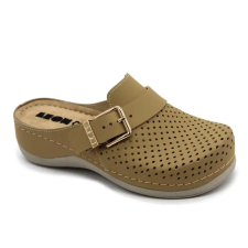  940 LEON Comfort női bőr klumpa gyógypapucs