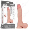  9.5'' Sliding Skin Dual Layer Dong - Whole Testicle