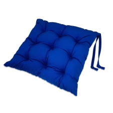 9 ponton tűzött ülőpárna kék 40 cm x 40 cm lakástextília