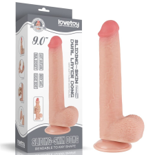 9'' Sliding Skin Dual Layer Dong Flesh műpénisz, dildó
