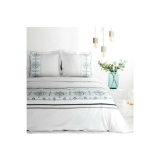  9b hímzett pamut-szatén ágyneműhuzat Fehér 220x200 cm - 70x80 cm 2db lakástextília