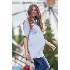 9fashion Ydo kismama blúz, kék XS
