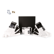 9PACK Nedeto zokni sport magas fehér (9NOB1) S férfi zokni