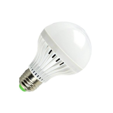  9W gömb alakú LED izzó, E27, meleg fehér izzó