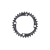 A2Z MTB első lánckerék, 34T, 4x104 mm, 1x9-11s, narrow-wide, alumínium, fekete