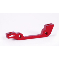A2Z tárcsafék adapter villához, első, IS-PM180/185, alumínium, piros kerékpár fék