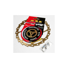 A2Z Teppan-Yaki TY-SPIII Gold féktárcsa, 6 csavaros, arany színű, 203 mm kerékpár fék