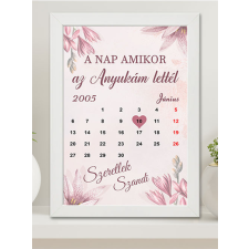  A3 falikép szülőknek - Amikor anyukám lettél grafika, keretezett kép