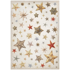  A4 rizspapír csom. - Gear up for Christmas stars dekorációs kellék
