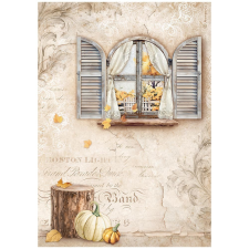  A4 rizspapír csom. - Golden Harmony window dekorációs kellék