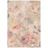  A4 rizspapír csom. - Shabby Rose roses pattern