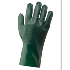  A835 - Duplán mártott PVC védőkesztyű - zöld