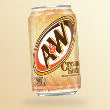  A&amp;W Cream Soda Szénsavas üdítőital 355ml üdítő, ásványviz, gyümölcslé