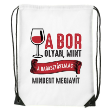  A bor olyan mint a ragasztószalag - Sport táska fehér tornazsák