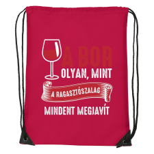 A bor olyan mint a ragasztószalag - Sport táska piros tornazsák