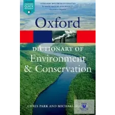 A Dictionary of Environment and Conservation idegen nyelvű könyv