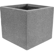  A.H.G. fibreclay virágláda homokkő szögletes kifolyó furattal szürke kerti tárolás