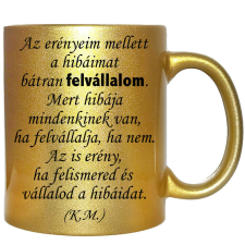 A hibáimat bátran felvállalom... – Bögre, változtatható felirattal, exkluzív színekben bögrék, csészék