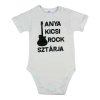 A-K Rövid ujjú feliratos baba body