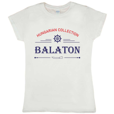 A-K Rövid ujjú női póló Balatonos mintával női póló