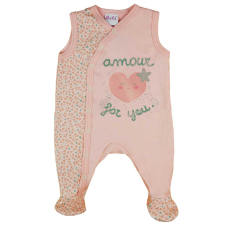 A-K Ujjatlan baba rugdalózó szívecskés mintával rugdalózó