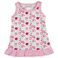 A-K Ujjatlan mintás vékony pamut kislány ruha