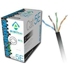 A-LANtec A-LAN KIU5OUTS305 hálózati kábel Fekete 305 M Cat5e U/UTP (UTP) kábel és adapter