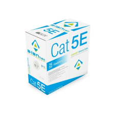 A-LANtec U/UTP CAT5e Installációs kábel 305m - Szürke (KIU5PVC305) kábel és adapter