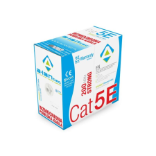 A-LANtec U/UTP CAT5e Installációs kábel 305m - Szürke (KIU5STR305) kábel és adapter