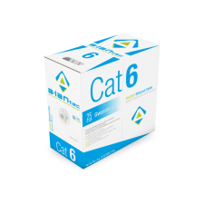 A-LANtec U/UTP CAT6 Installációs kábel 305m - Szürke kábel és adapter
